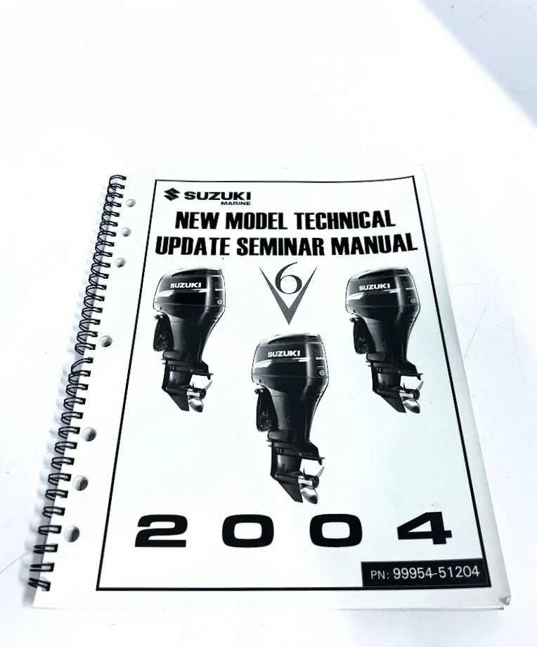 Suzuki Marine Technical Update Seminar Manual for V6 Model (2004)