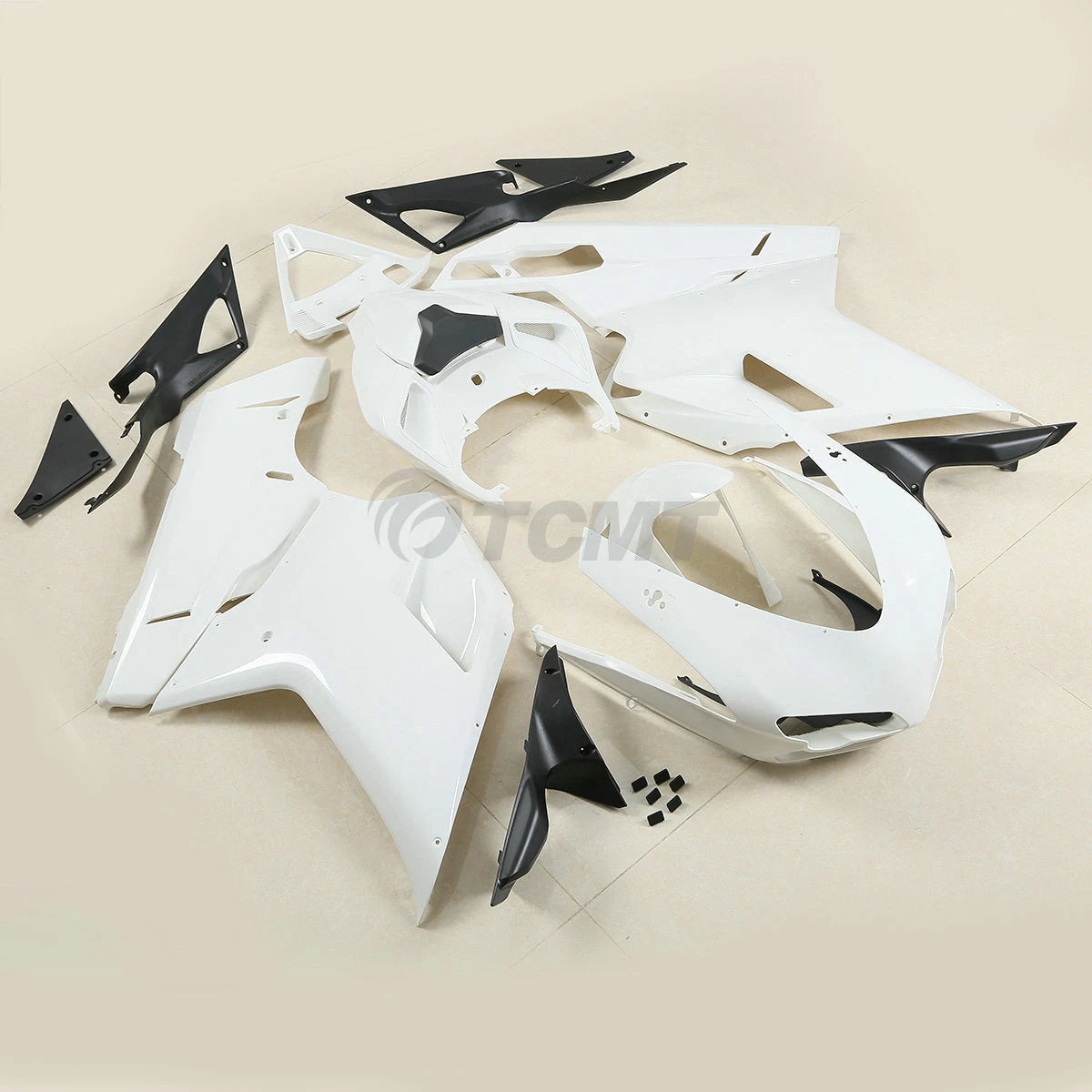 Unpainted ABS Fairing Bodywork for Ducati 848 1098 1198 (2007–2012)