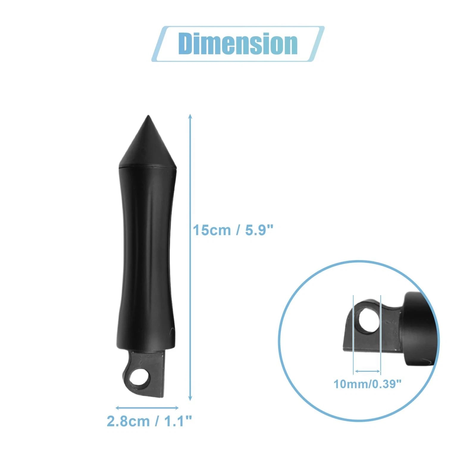 Rearset Footpeg Pair 10mm Aluminum Alloy for Motorcycle (2000–2025)