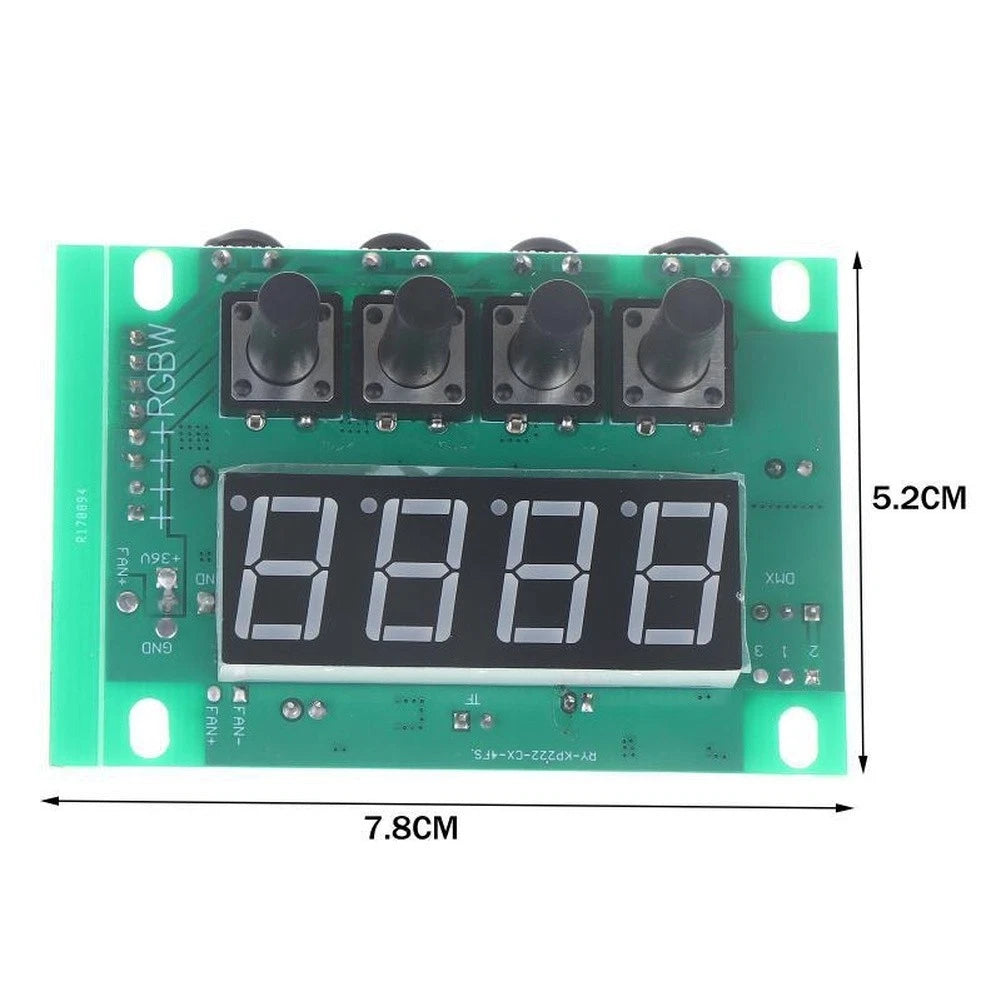 Stage Lighting Control Board PCB for DJ Applications (7.8 x 5.2 cm)