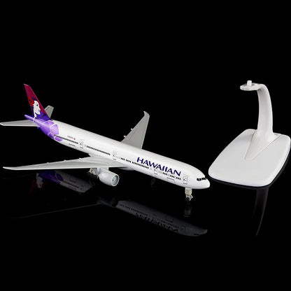 Alloy Diecast Airplane Model for Hawaii B777 (1/300 Scale)