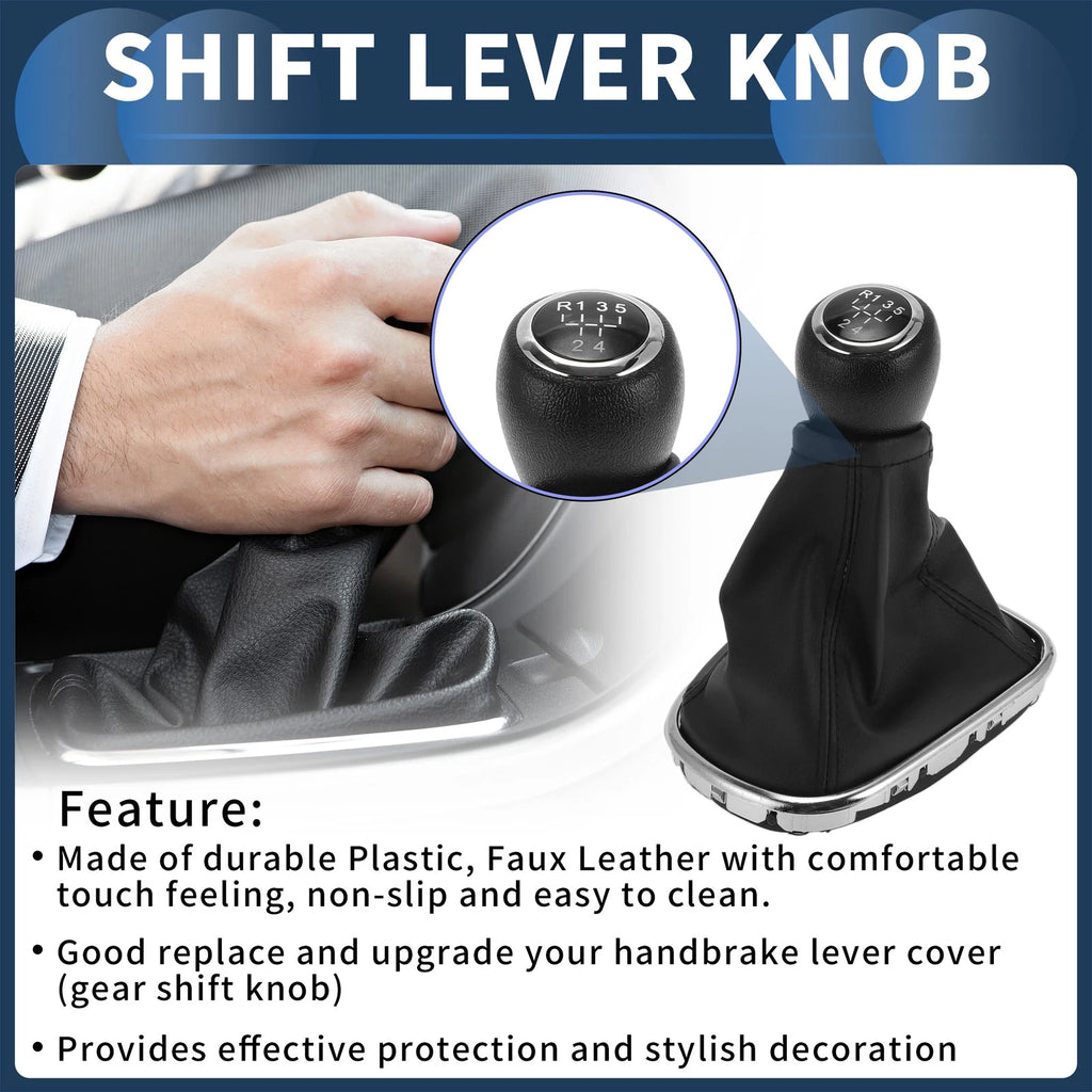Gear Shifter Knob with Cover Replacement for Chevrolet Cruze (2008–2015)