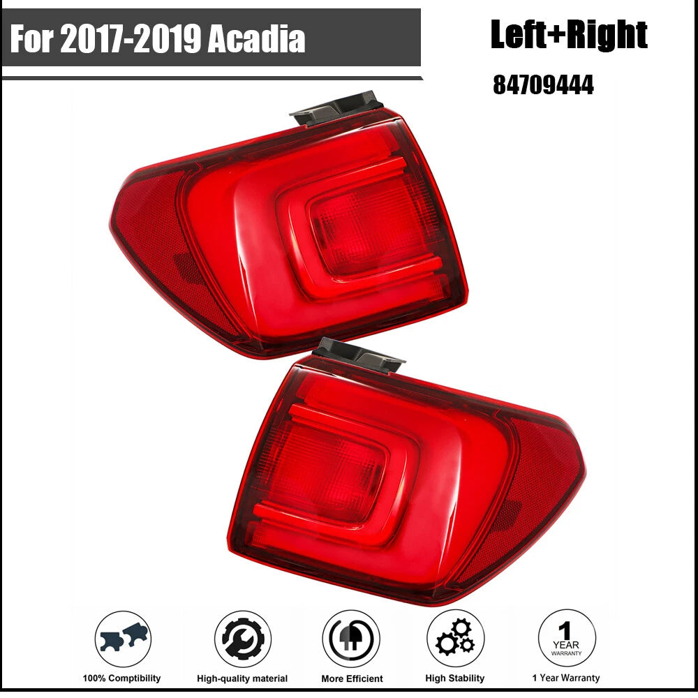 Tail Light Set for Acadia (2017–2019) L+R Incandescent