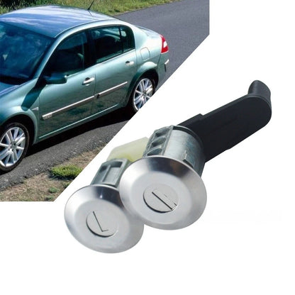 Metal Door Lock Cylinder for Renault Megane (1996–2005) Silver
