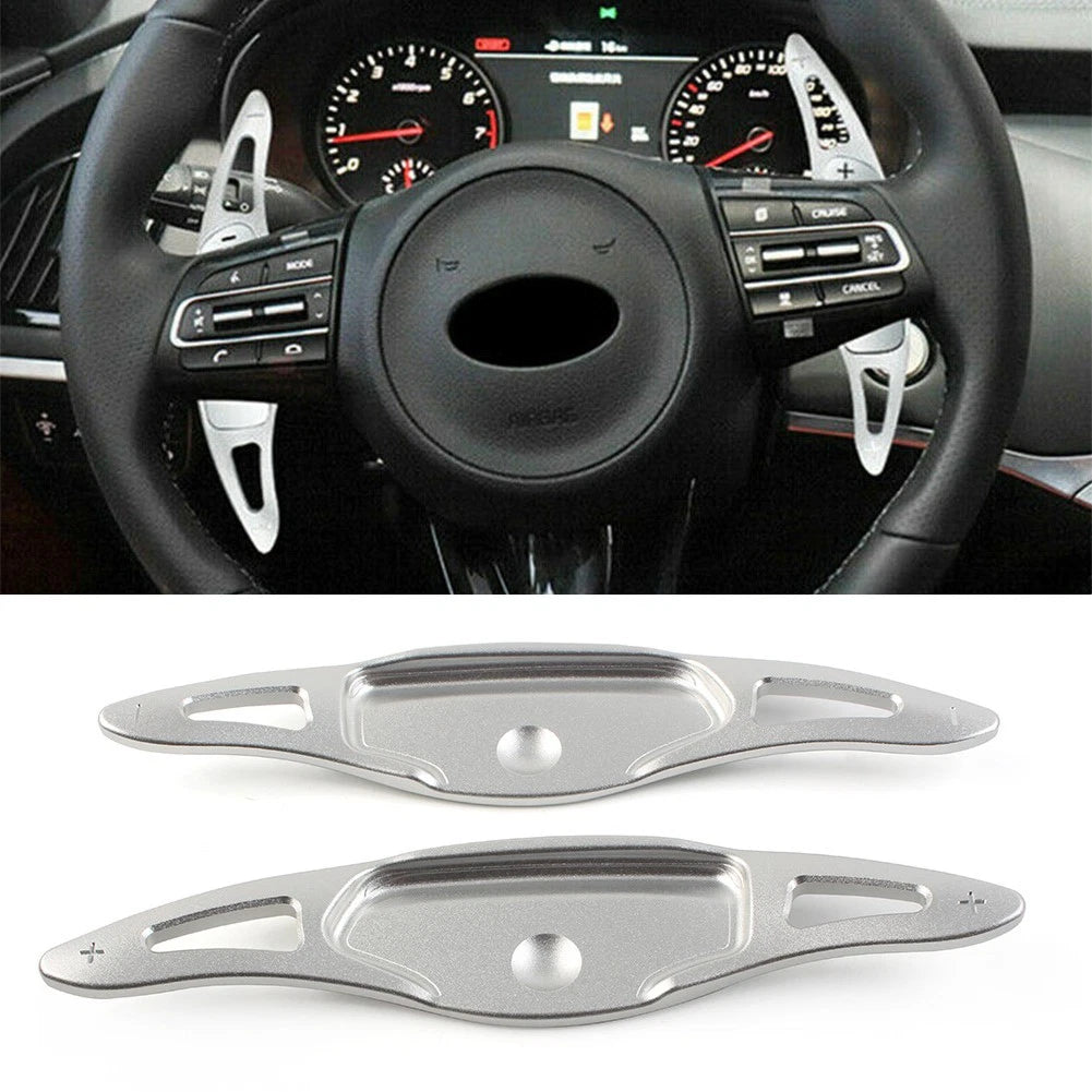 Steering Wheel Paddle Shifter Extensions for Kia Stinger (2018–2023) Grey