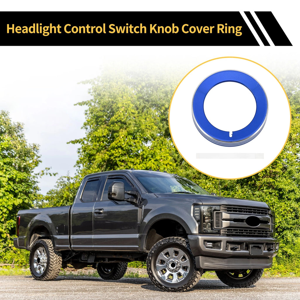 Headlight Control Switch Knob Cover Ring Replacement for Ford F-150 (2016–2021)
