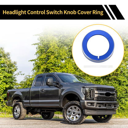 Headlight Control Switch Knob Cover Ring Replacement for Ford F-150 (2016–2021)