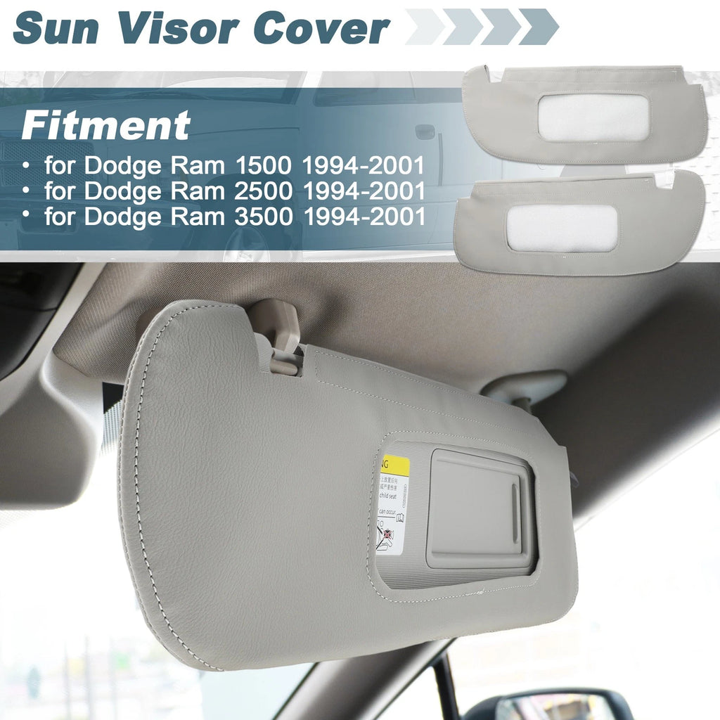 Sun Visor Cover Replacement for Dodge Ram 1500 2500 (1994–2001)