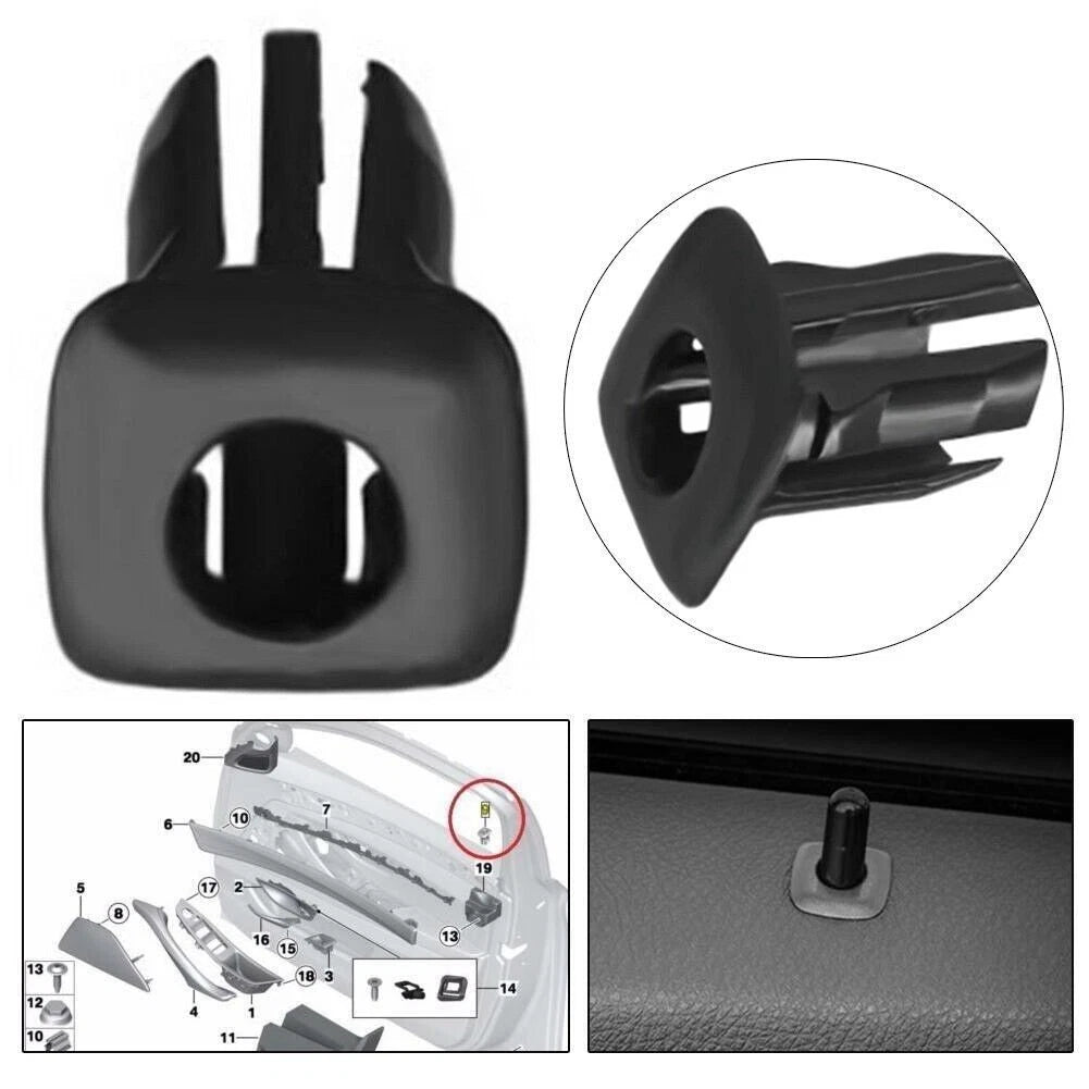 Good Effect Button Cover Lateral Trim Plastic Waterproof Car Accessories