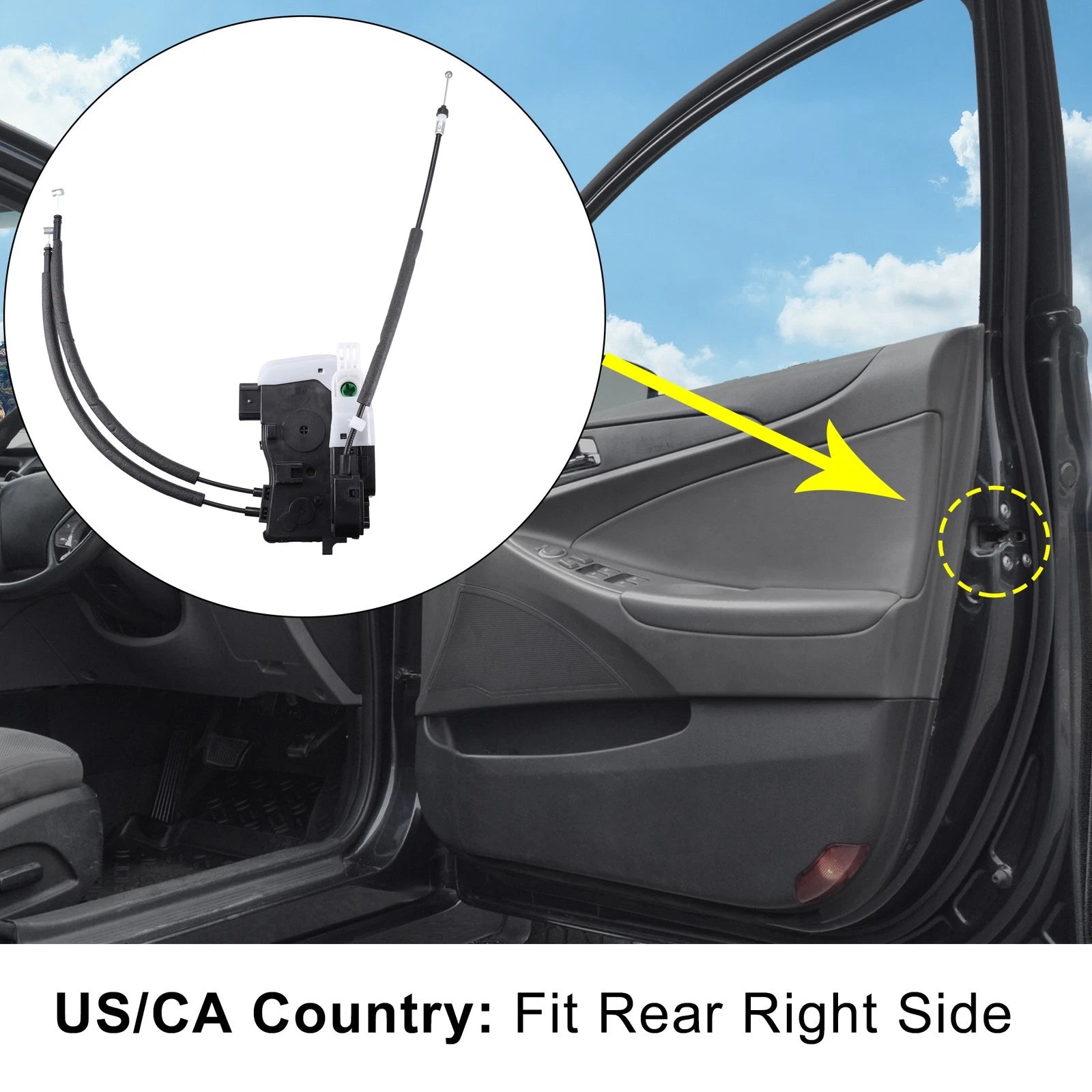 Front Left Door Latch Lock Actuator Replacement for Hyundai Tucson (2011–2015)