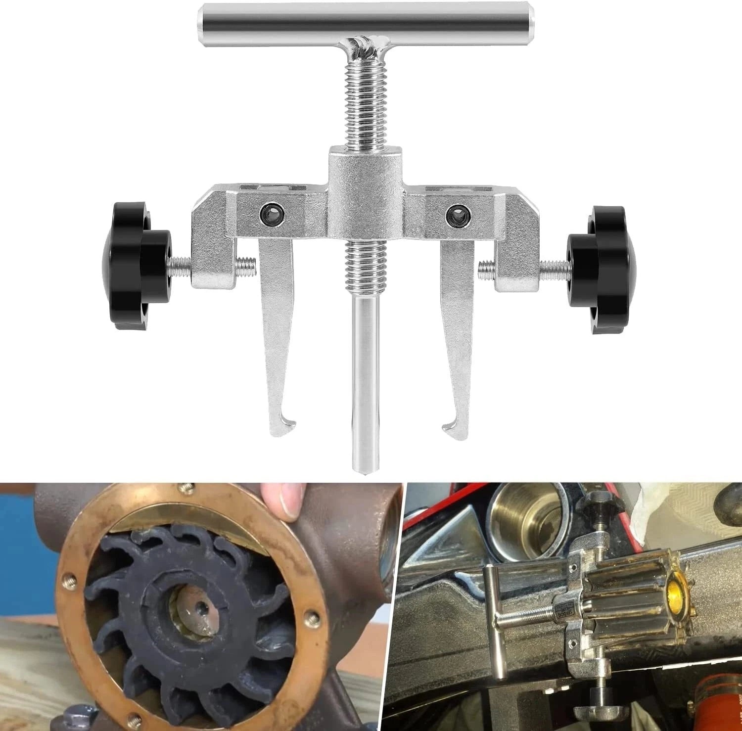 Stainless Steel Impeller Puller for Jabsco 2-Inch Pump (50070-0040)