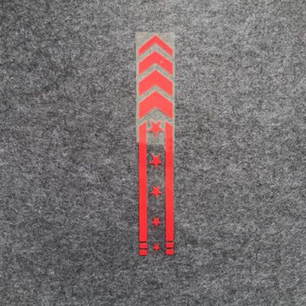 For Motorcycle Fender Stickers Decals 1 Pcs Waterproof Reflective Arrow