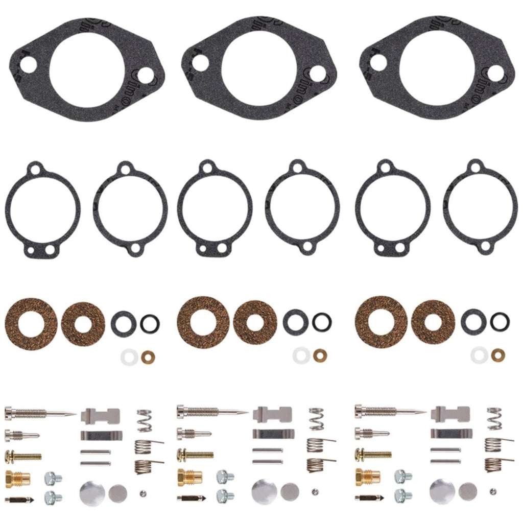3X Carburetor Repair Kit for Mercury 65-150 Inlines (1965–1975) 1395-5109-1
