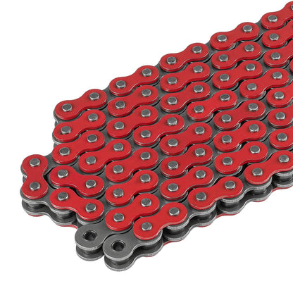 Drive Chain Red for ATV Motorcycle 530 Pitch 122 Links Non O-Ring (530-122)