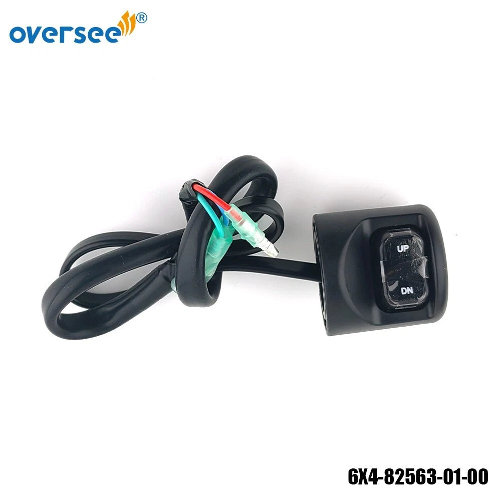 Trim & Tilt Switch Assembly for Yamaha 4T 70HP 115HP Outboard (6X4-82563-01-00)