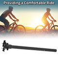Seatpost for Bike 22.2x400mm Replacement Matte Black Ultra Light Carbon