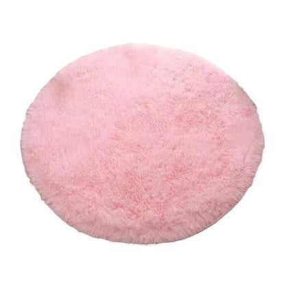 Thick Round Carpet for Room and Bedroom Soft Cozy Floor Mat