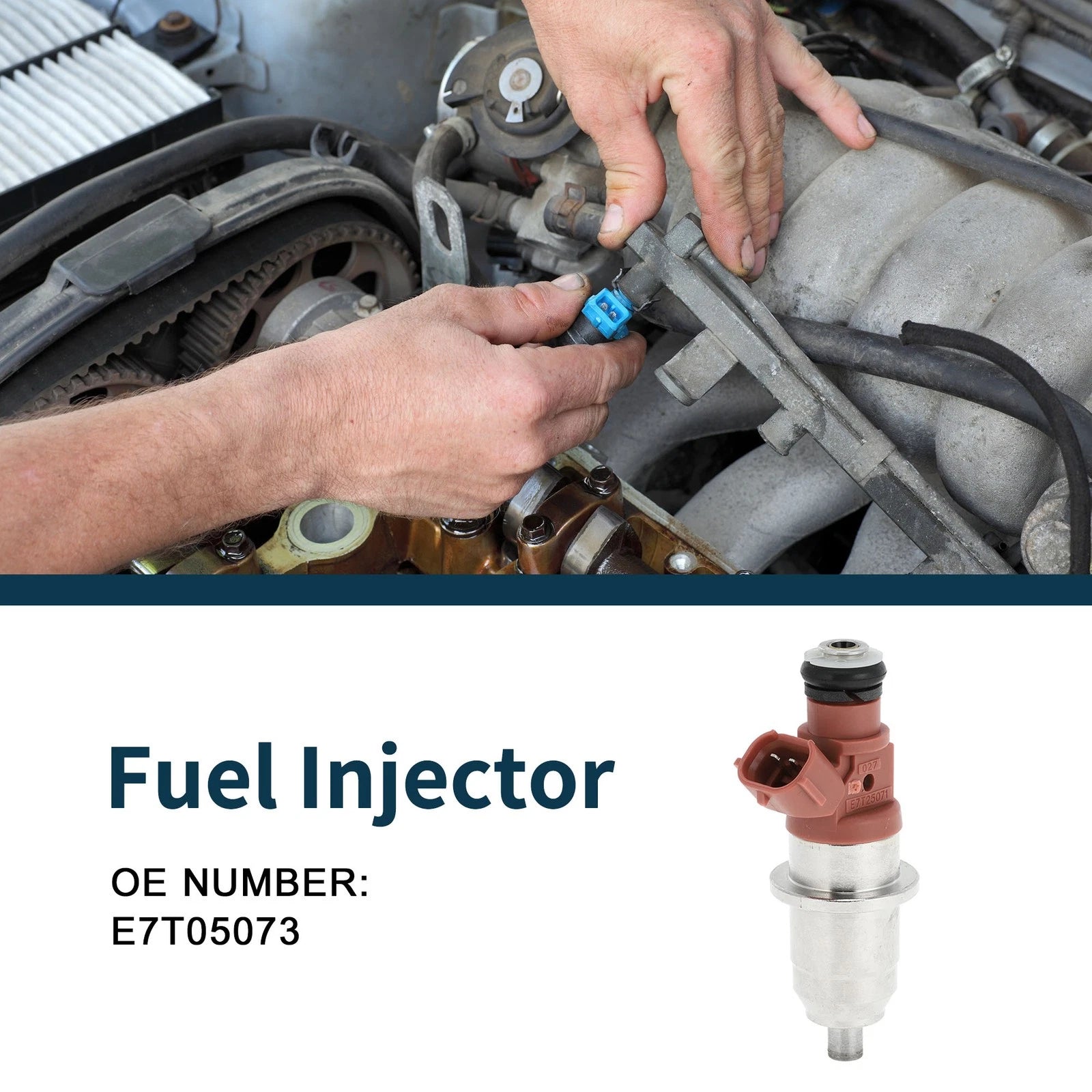 Fuel Injector Replacement for Mitsubishi 2.5L 6G73 (One Piece) (1997–2010)