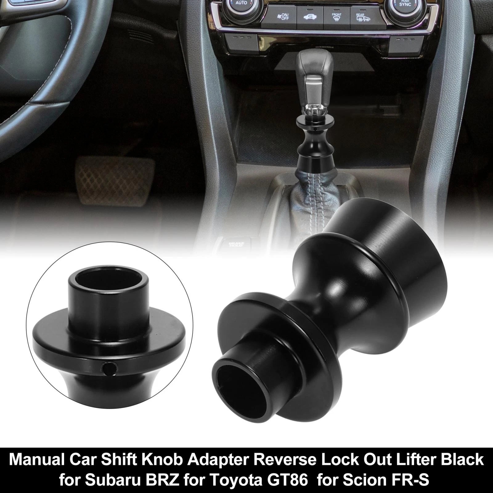 Shift Knob Reverse Lockout Lifter Replacement for Subaru BRZ and Toyota GT86