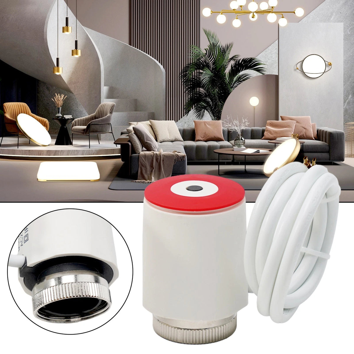 Electric Thermal Actuator for Floor Heating Radiator Valve
