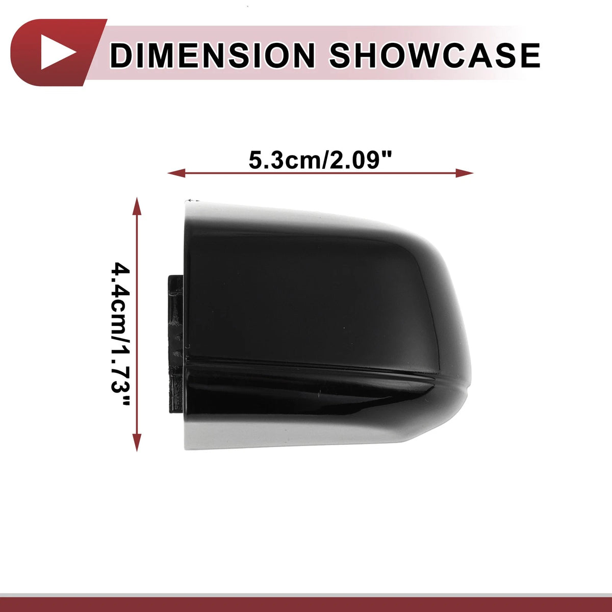 Rear Right Door Handle for Honda Accord MK10 (2018–2020) Black ABS