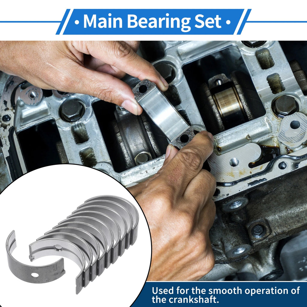 Main Bearing Set Replacement for Toyota Corolla E10 (1983–1997)