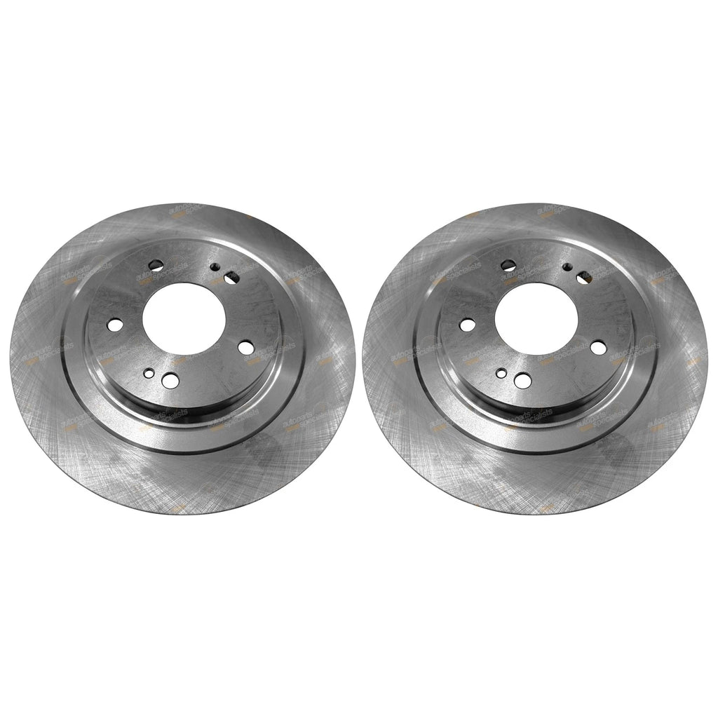 2 Rear Disc Brake Rotors for Mitsubishi ASX (2010–2020)