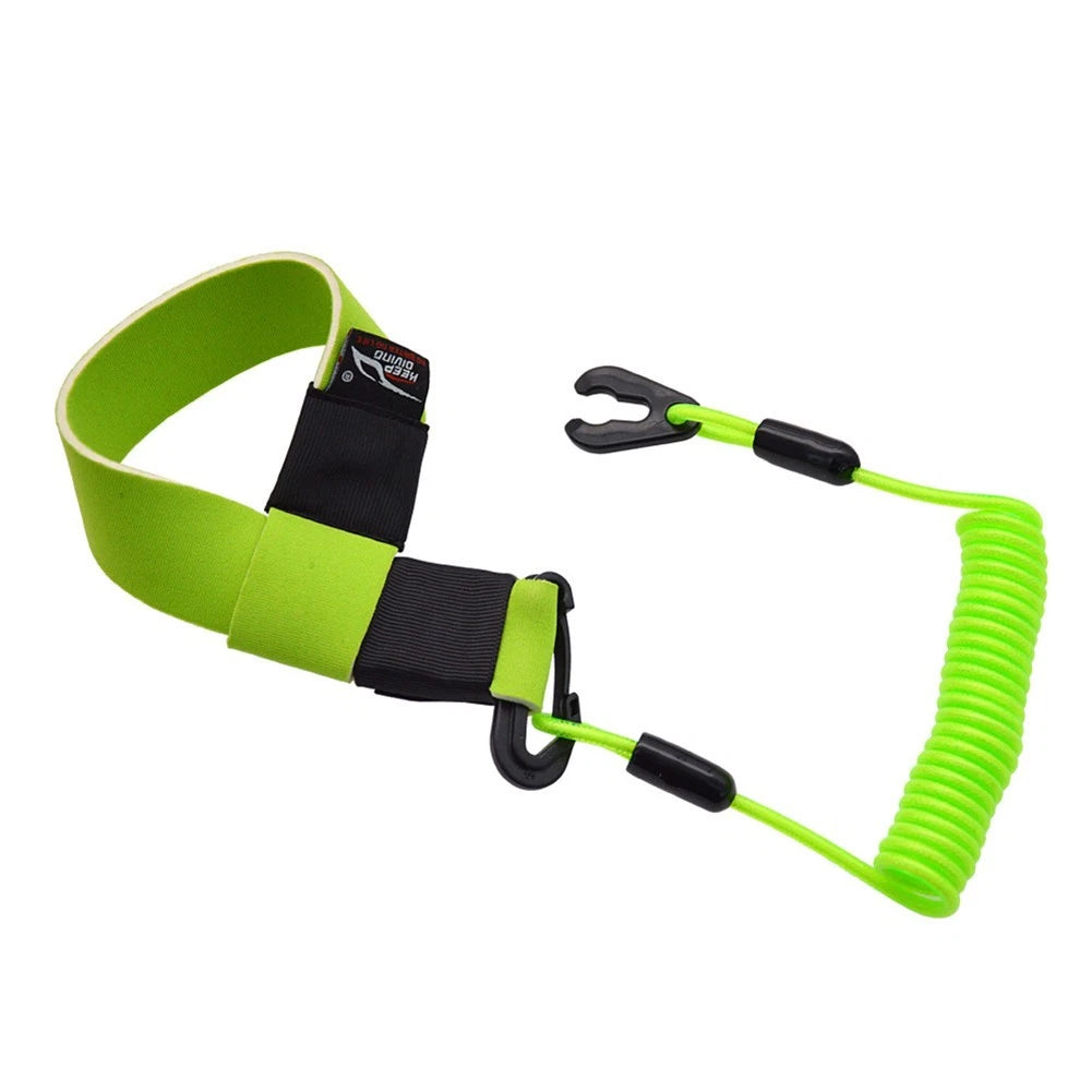 Kill Switch Safety Tether Lanyard for Jet Ski Motor with Carabiner