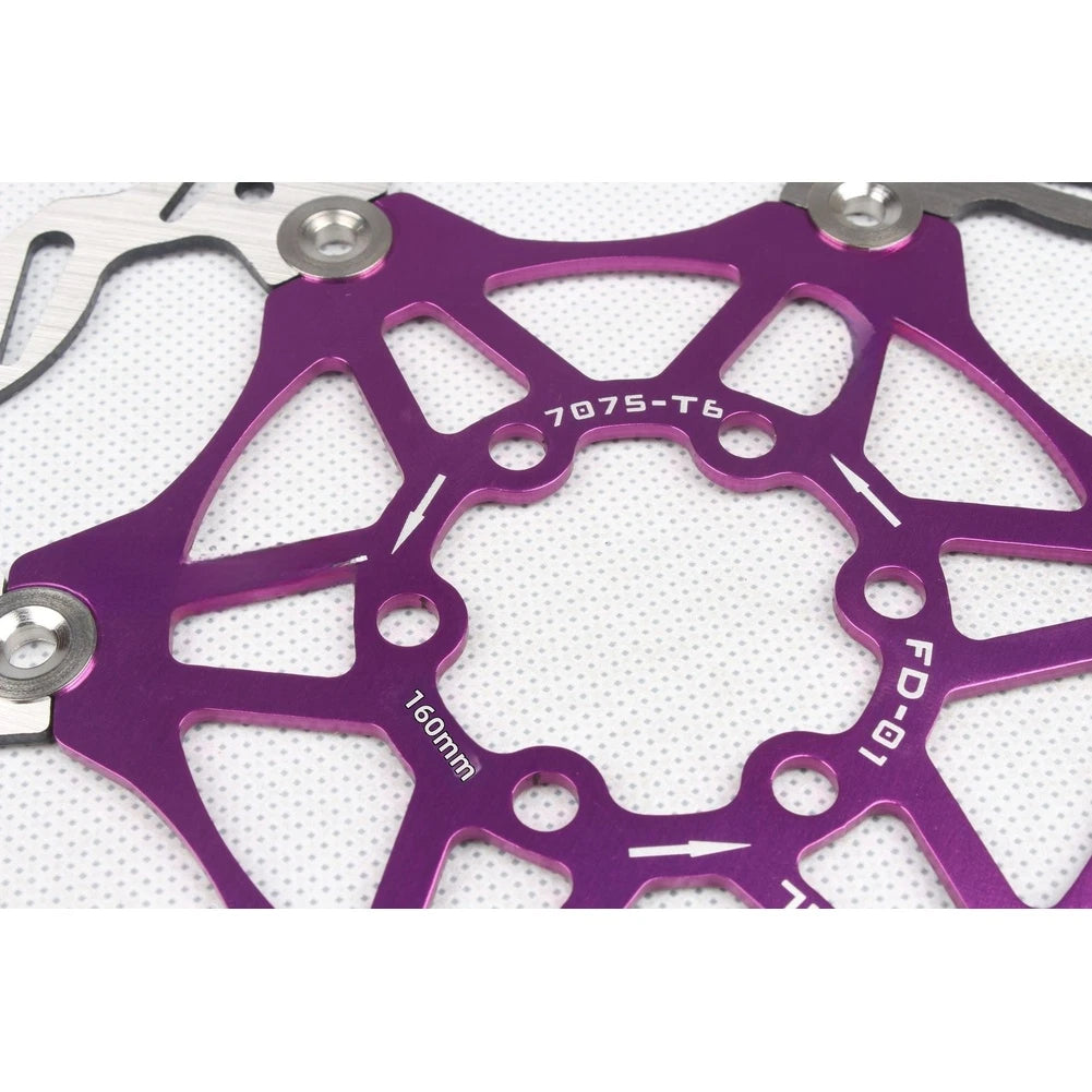 Floating Disc Brake for Mountain Biking (Optimized Heat Dissipation)