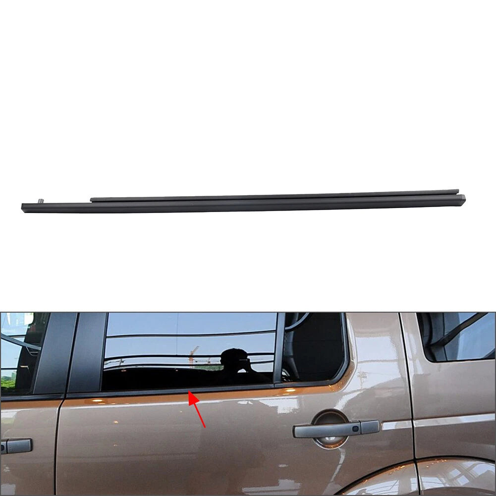 Left Rear Door Window Weather Seal Strip for Land Rover Discovery 3 4 (2004–2016)