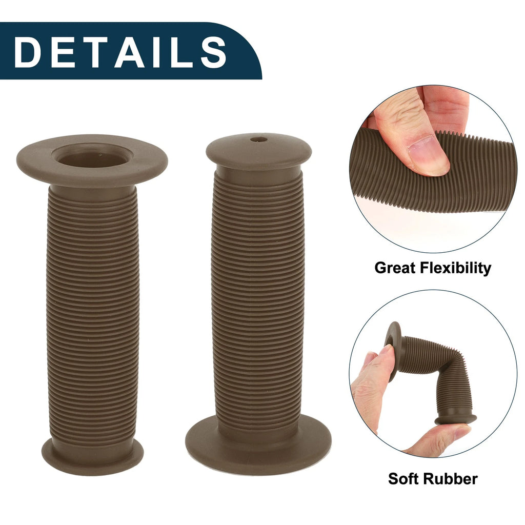 Bike Handlebar Grip Cover 100mm Lightweight End Grips Protector Pair for MTB (Universal)