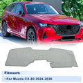 Dash Cover for Mazda CX-60 (2024–2026) Without HUD Flannel Gray