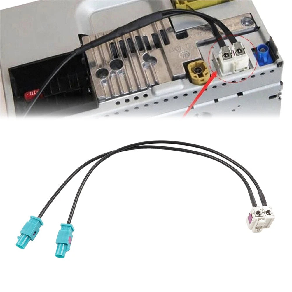 Dual Fakra Car Antenna Adapter Connector for