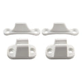 2X Door Retainer Catch for - Nylon, White