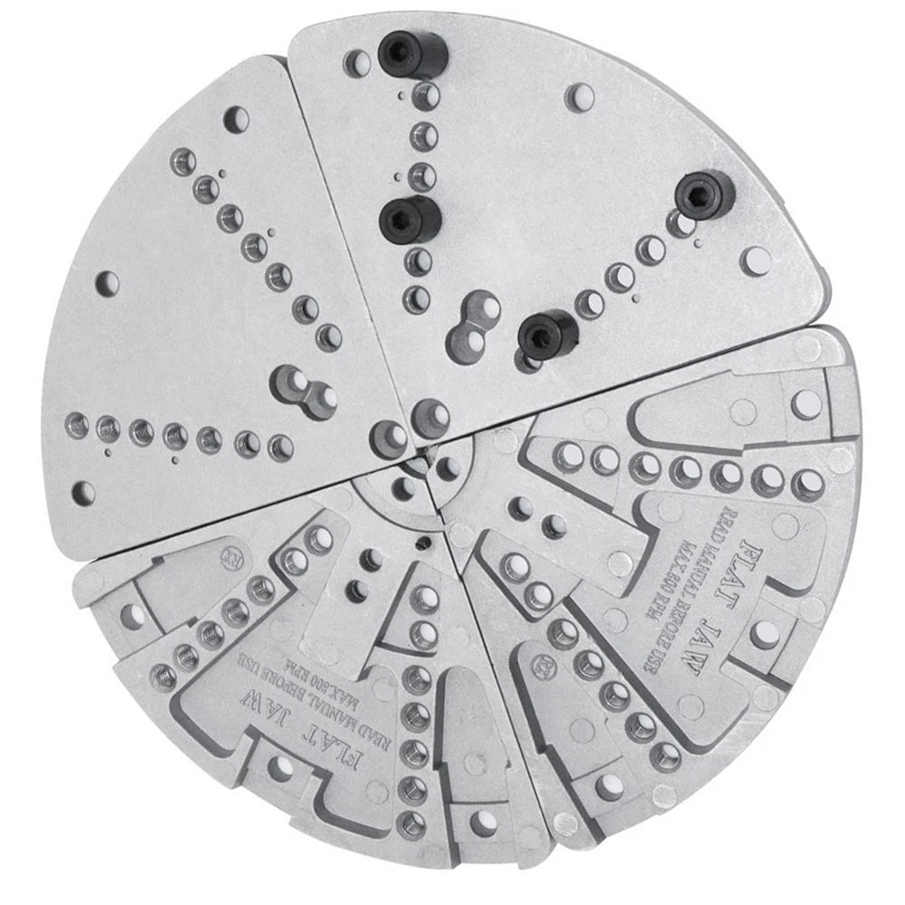 8 Inch Flat Chuck Jaw Set for C Type 4 Inch Scroll Chuck