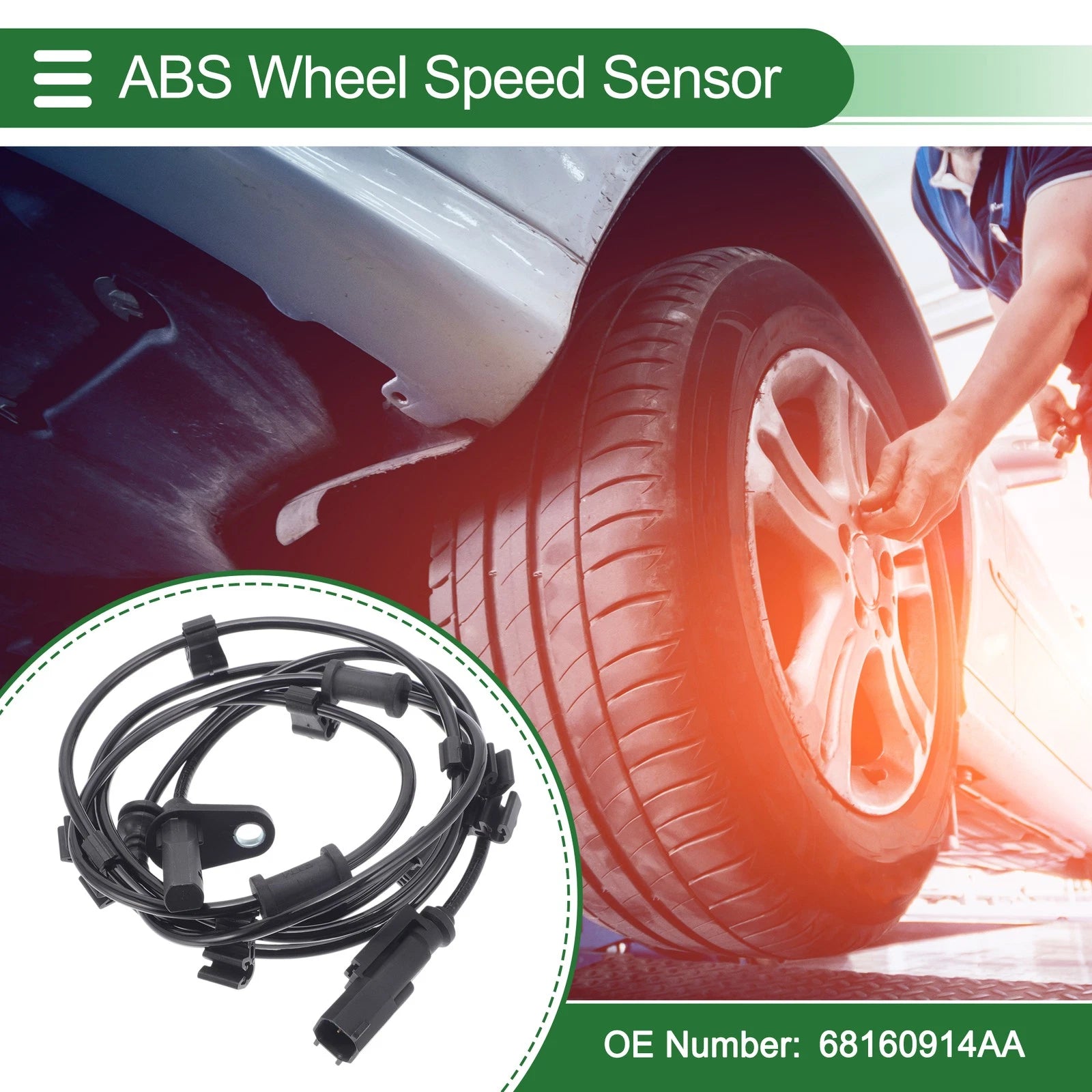 ABS Wheel Speed Sensor Replacement for Dodge Ram 3500 (2013–2018)