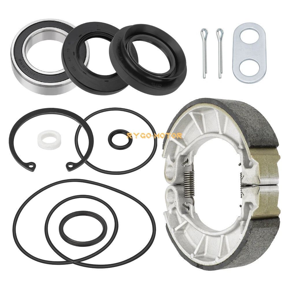 Rear Brake Drum Bearing Seal Shoe Pin Kit for Honda Rancher 420 TRX420 (2007–2013)