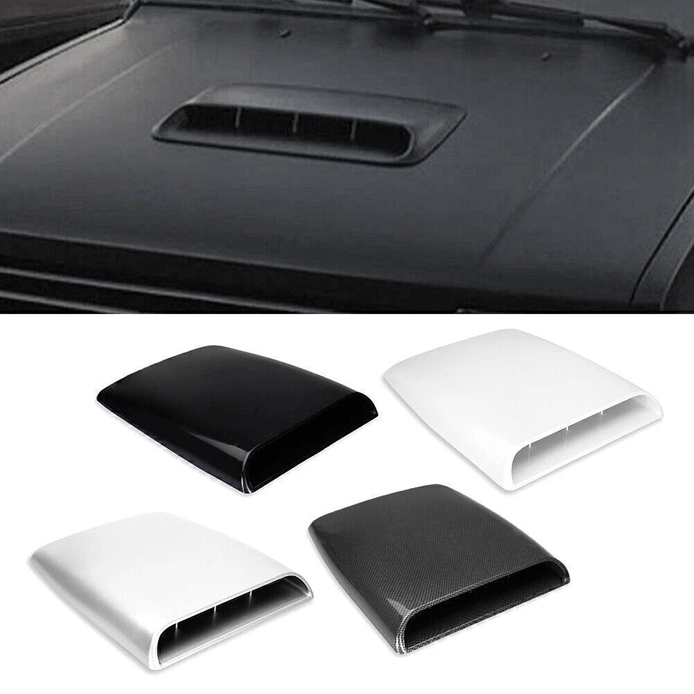 Air Flow Intake Scoop Vent Cover for Universal Car SUV (Black)