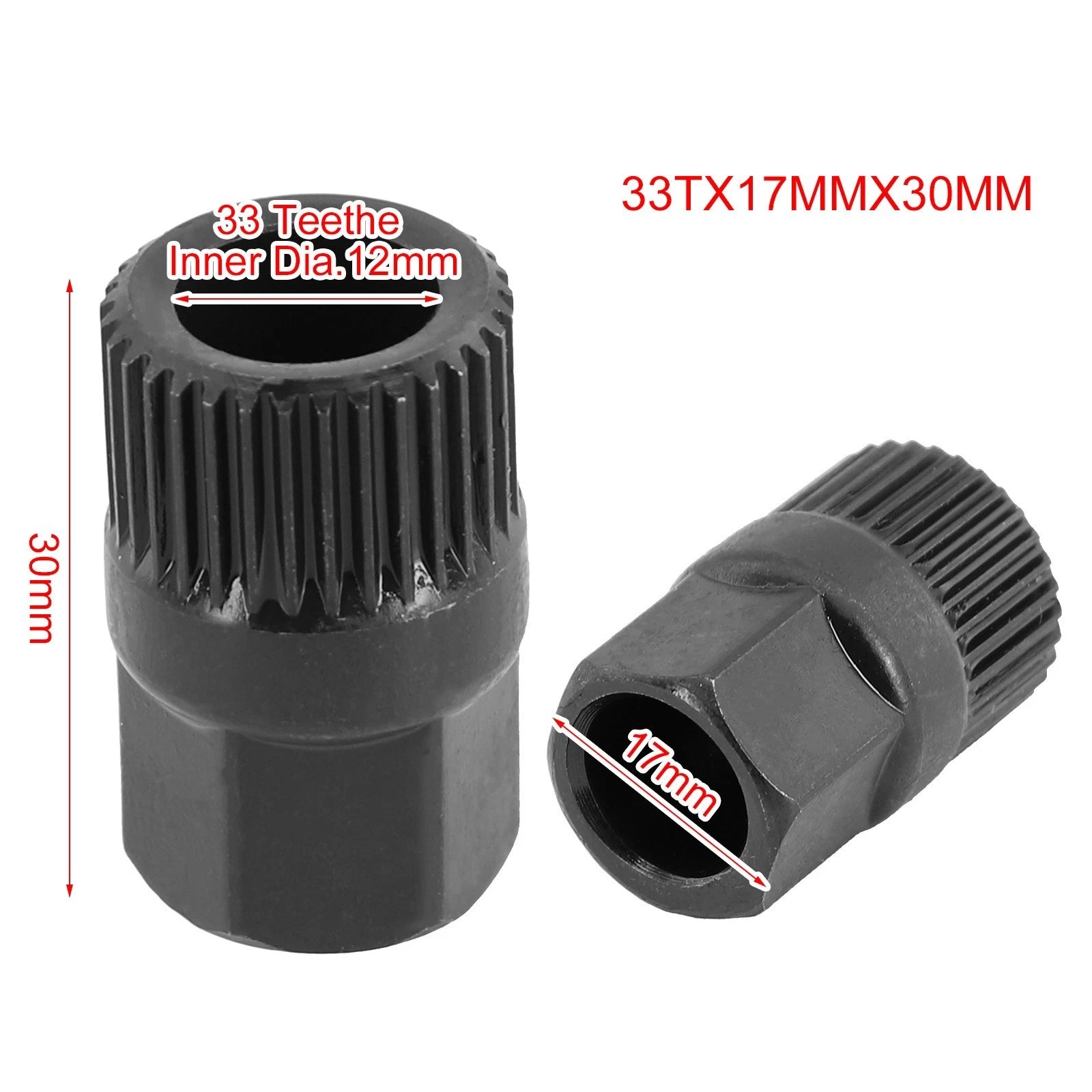 Hexagon Removal Tool for (33 Teeth)