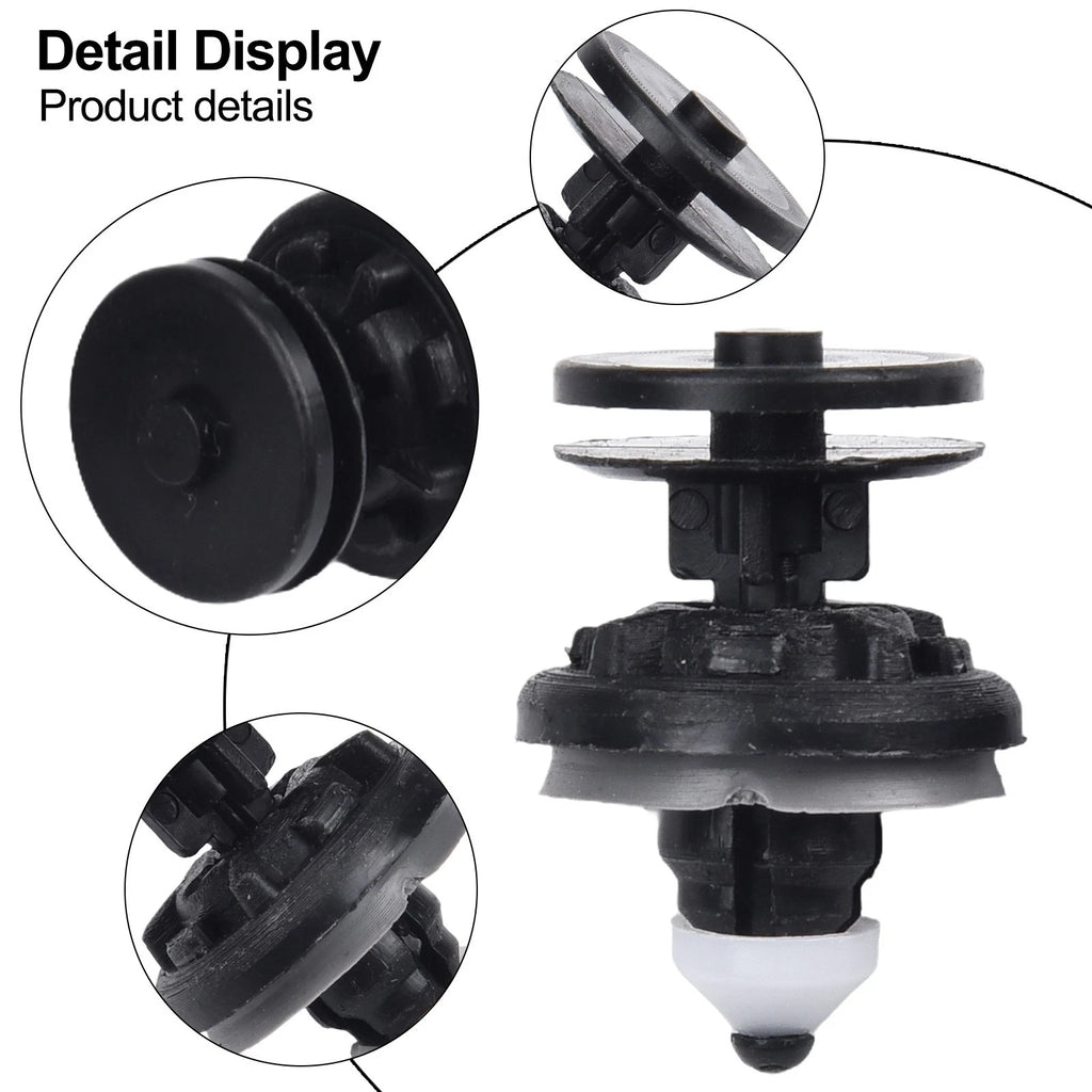 Rubber Sealed Door Trim Panel Fastener Clips for Ford Focus (2000–2018)