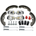 Set of 4 Front Brake Wheel Cylinders W/Shoes Kit for Honda TRX650 Rancher (2003–2005)