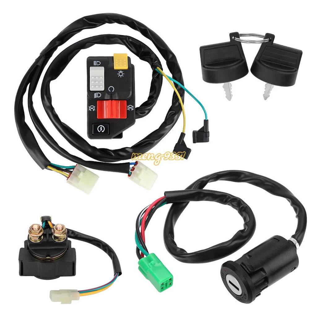 Handlebar Key Starter Relay Switch Kit for Honda TRX450ER (2006–2014)