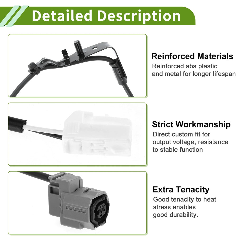 ABS Wheel Speed Sensor for Toyota Corolla Rear Left (2005–2015)