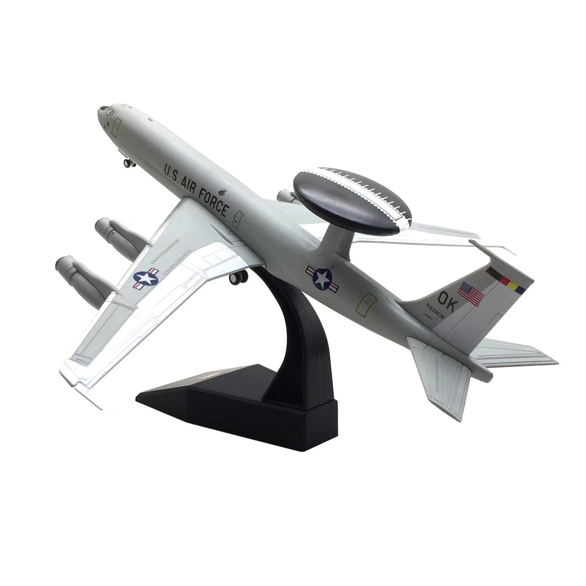 1/200 Scale E-3 Sentry AWACS Model Plane Static Display