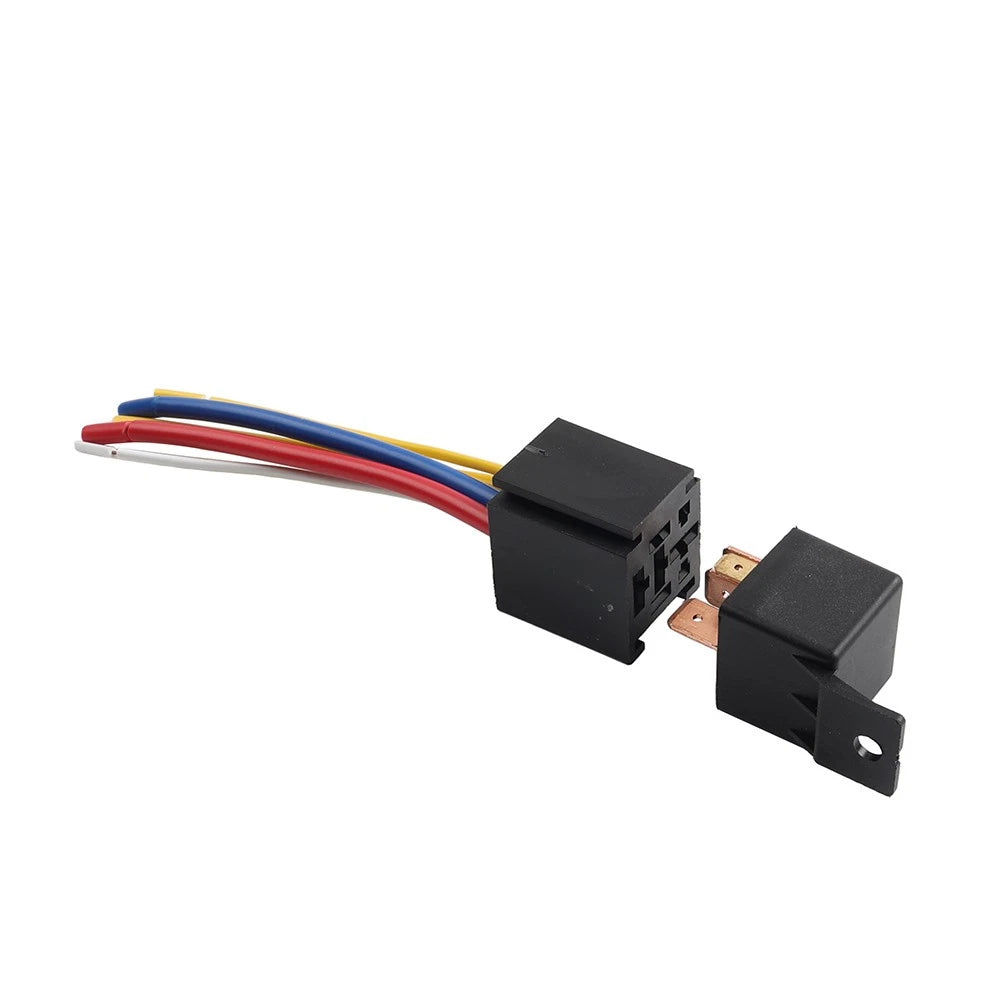 5-Pin Relay Harness 80A 12V JD2912-1Z-12VDC Socket Plug