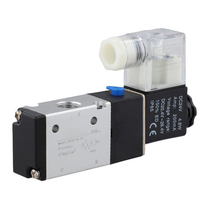3-Way 2-Position Electric Air Solenoid Valve for DC24V (1/4 BSPT)
