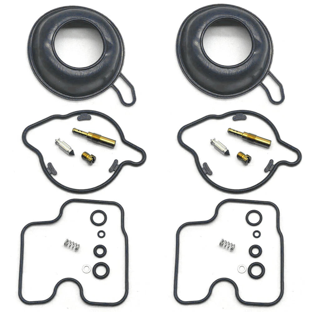 2X Carburetor Plunger Diaphragm Repair Kit for Honda CBR600 F4 (1999–2000)