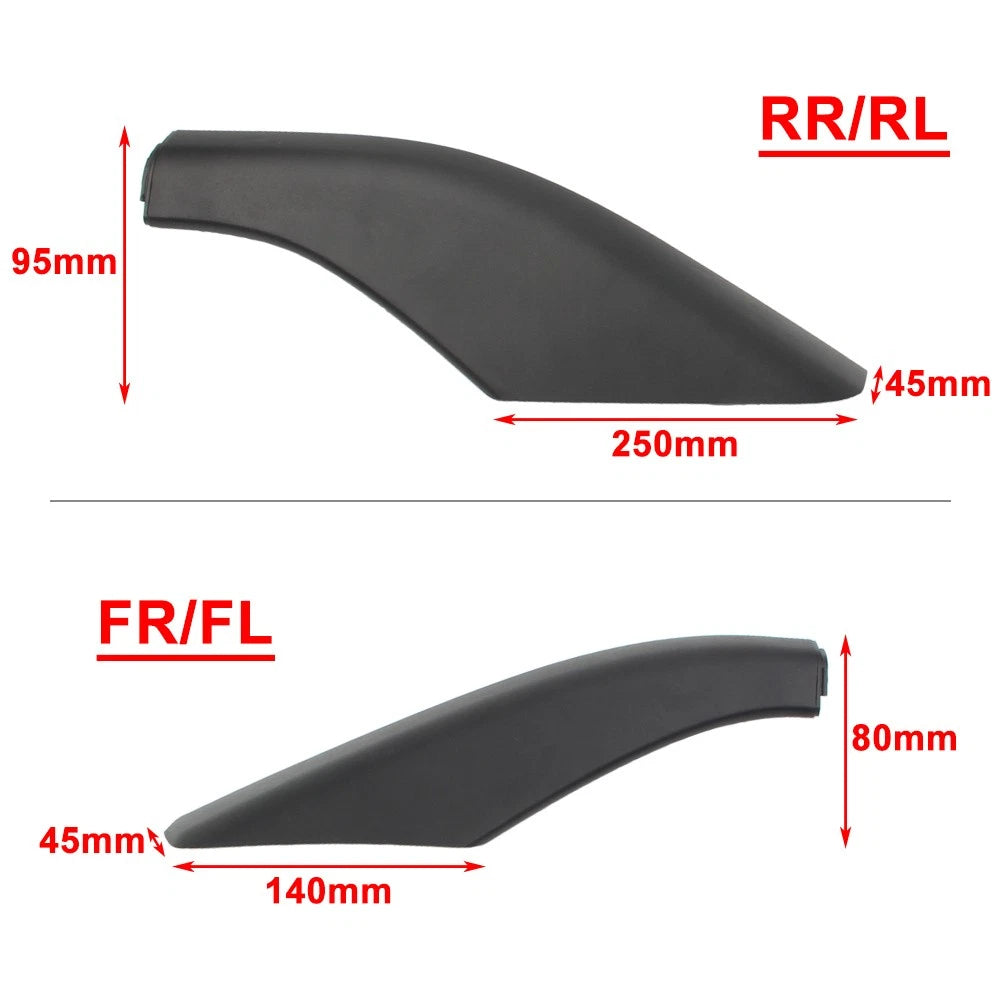 Roof Rack Cover Rail End Shell Cap for Land Rover Freelander 2 (2006–2014)