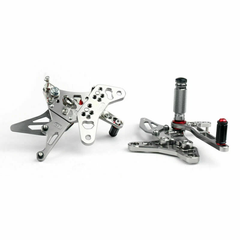 Aluminum Rearsets Footpegs for Suzuki SV650 (2016–2019) T9 Titan-color