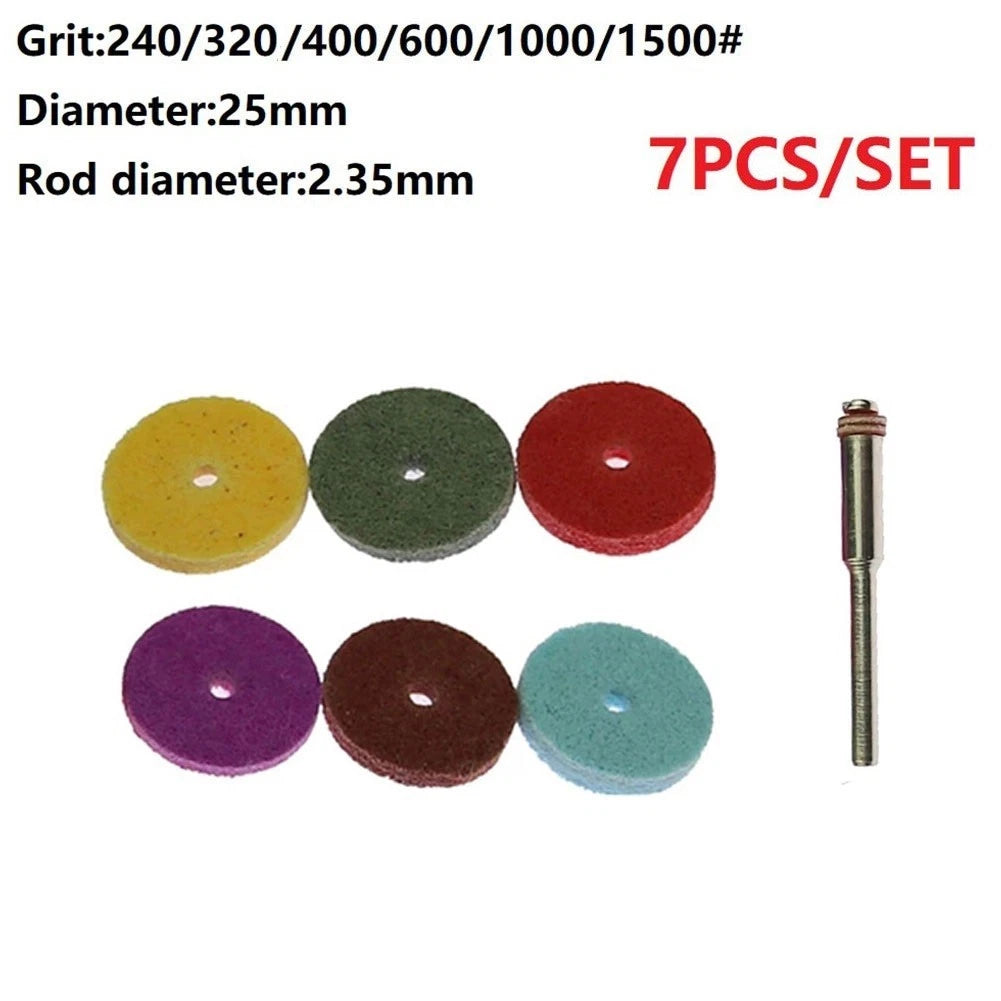 Polishing Wheels for Rotary Tools with Extension Rod